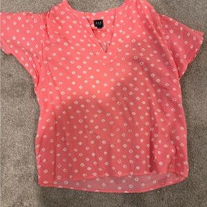 GAP Women's ruffle sleeve Blouse